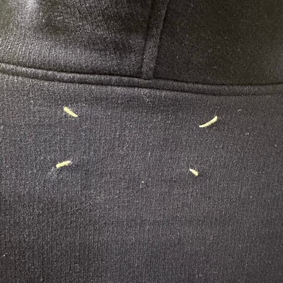 Rare Maison Margiela Navy Hoodie 46 Made in Italy - Picture 9 of 13